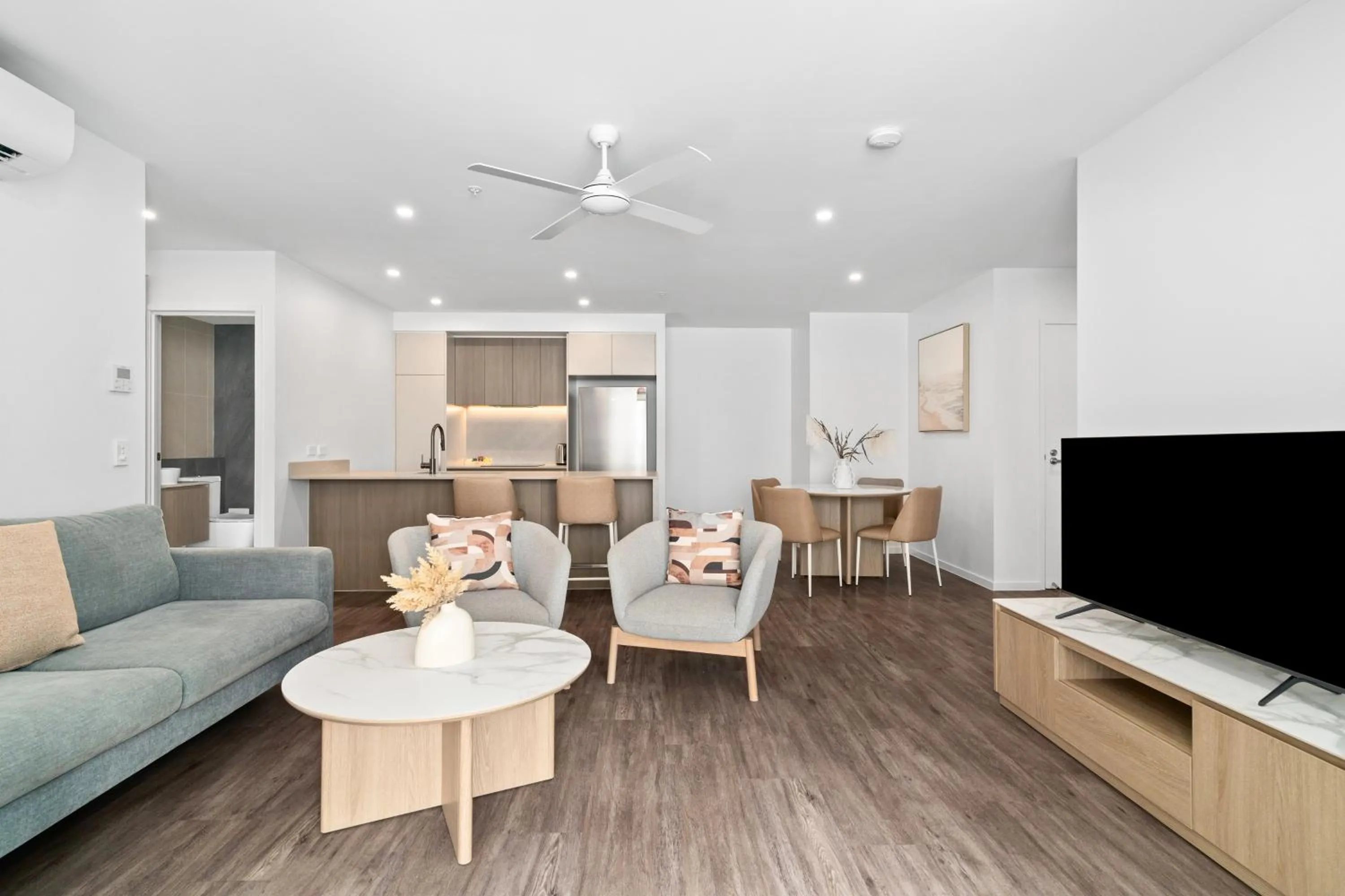 Living room in Lowanna Beach Resort Kawana