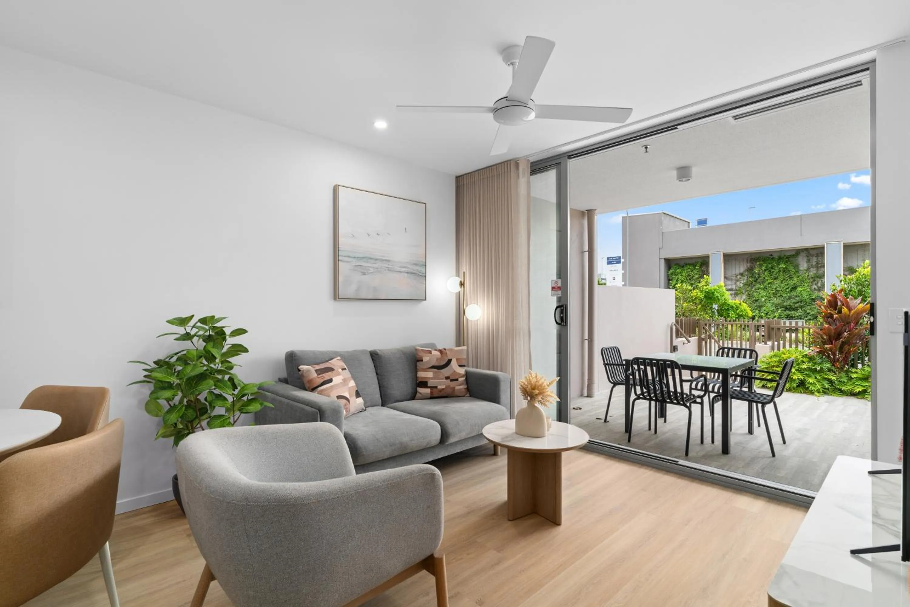 Living room in Lowanna Beach Resort Kawana