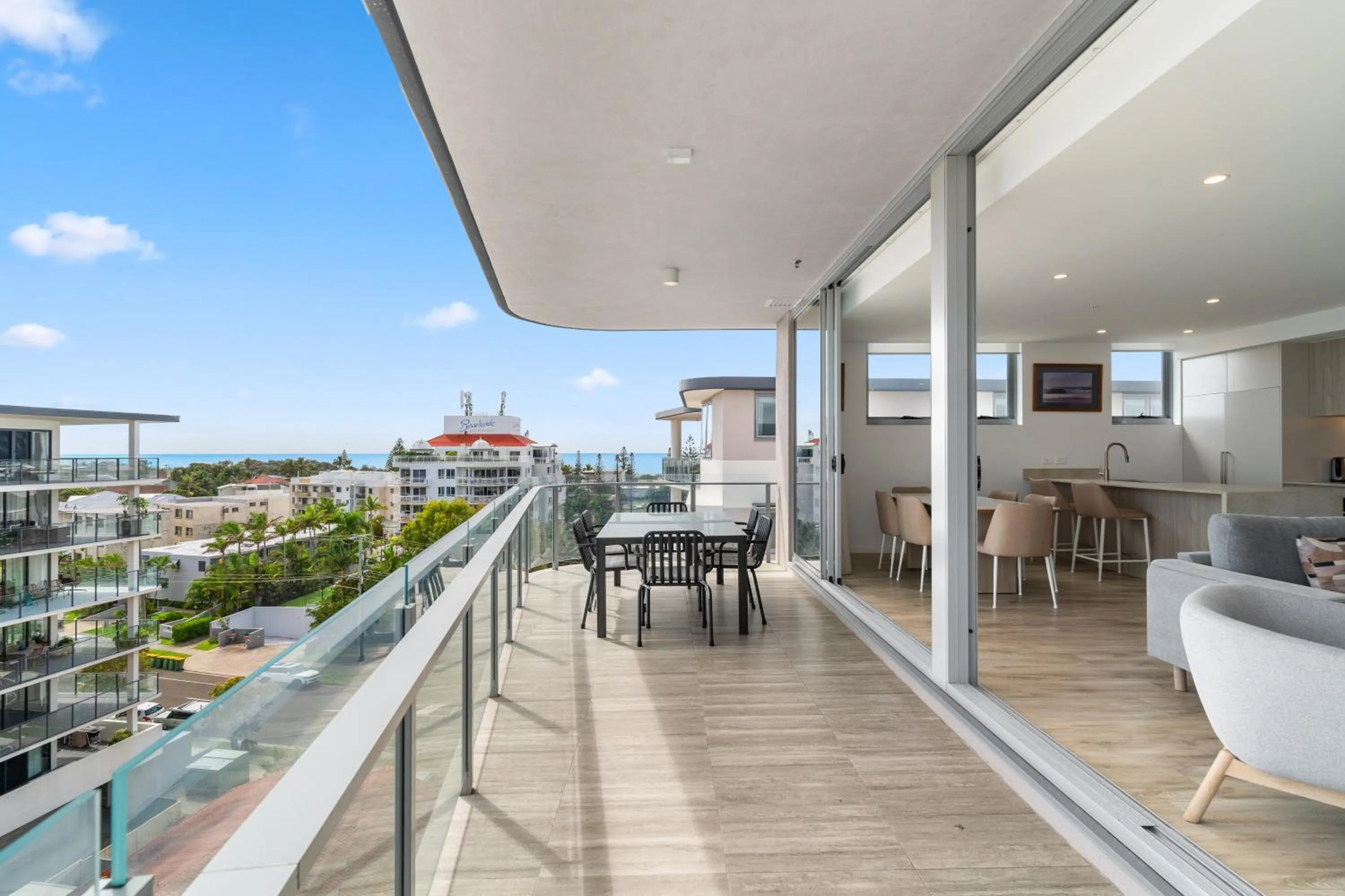 Balcony/Terrace in Lowanna Beach Resort Kawana