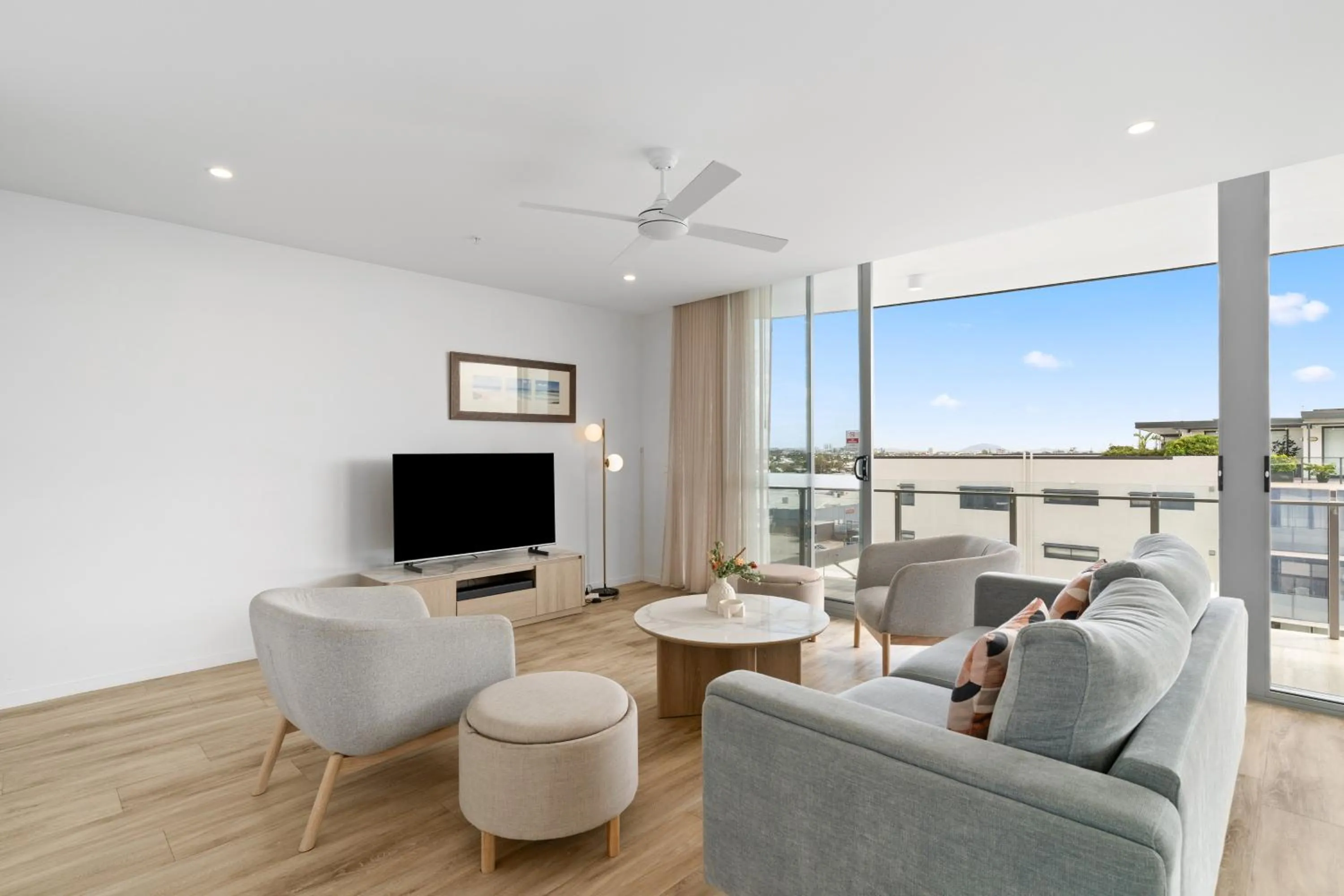 Living room in Lowanna Beach Resort Kawana