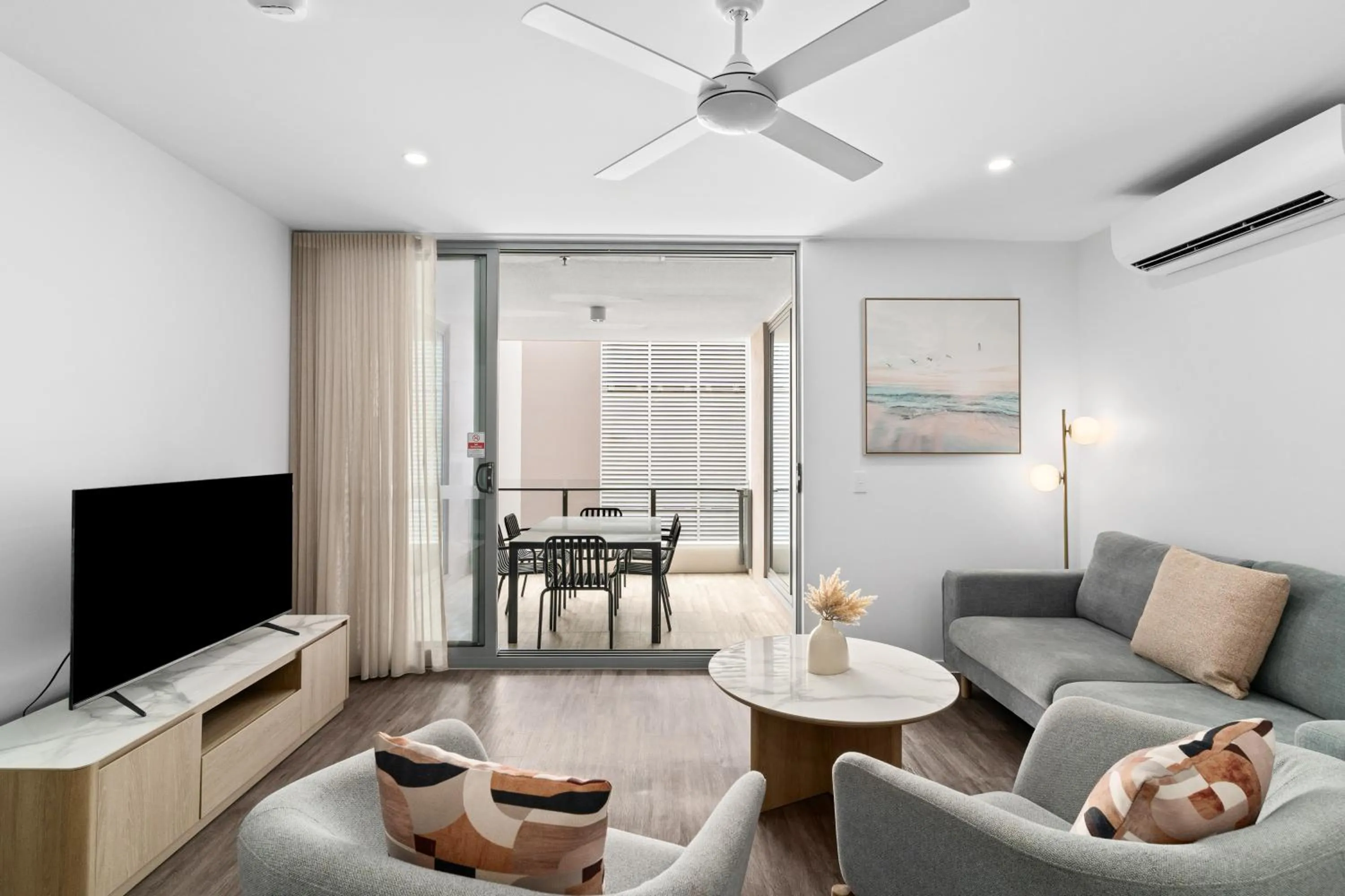 Living room in Lowanna Beach Resort Kawana