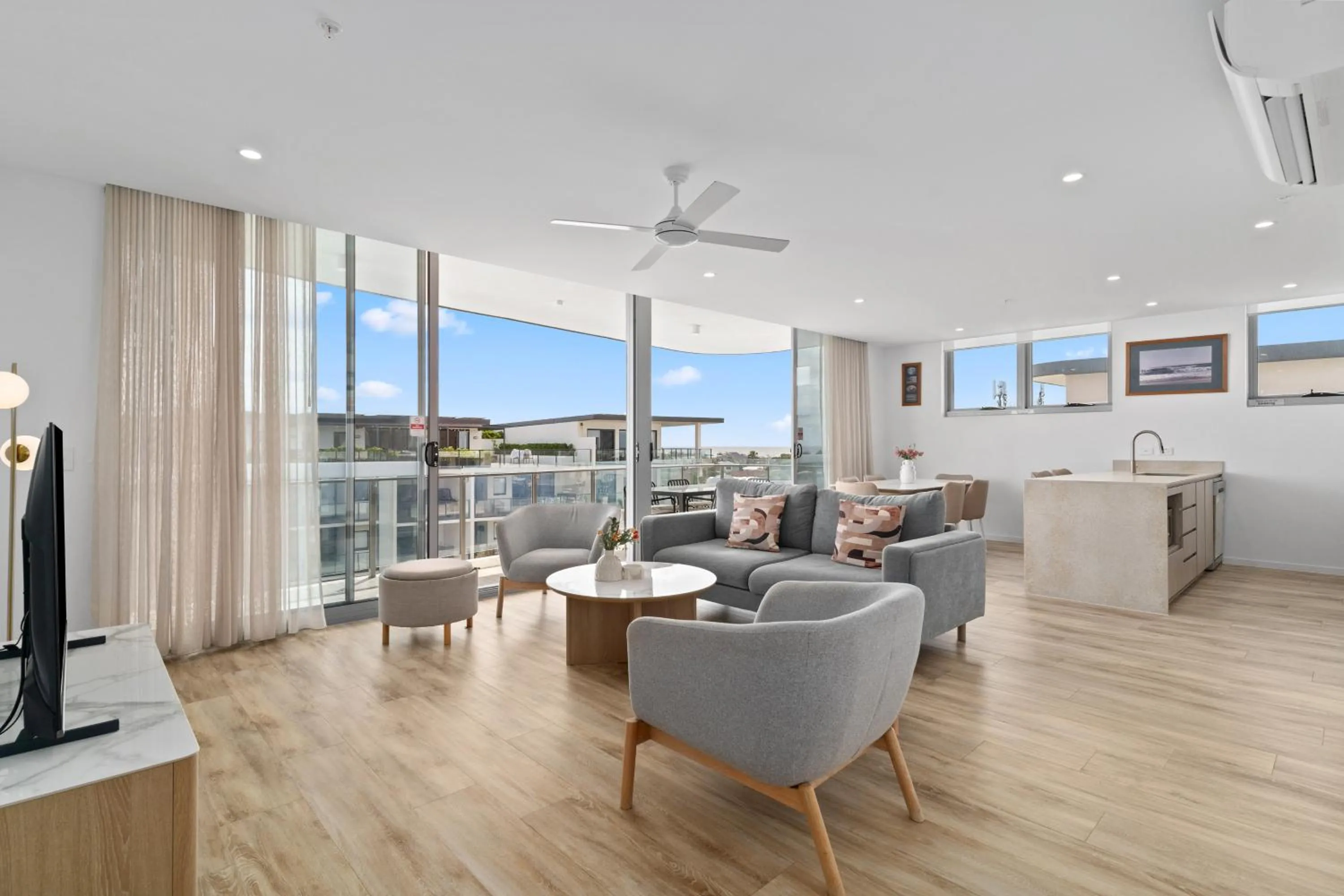 Living room in Lowanna Beach Resort Kawana