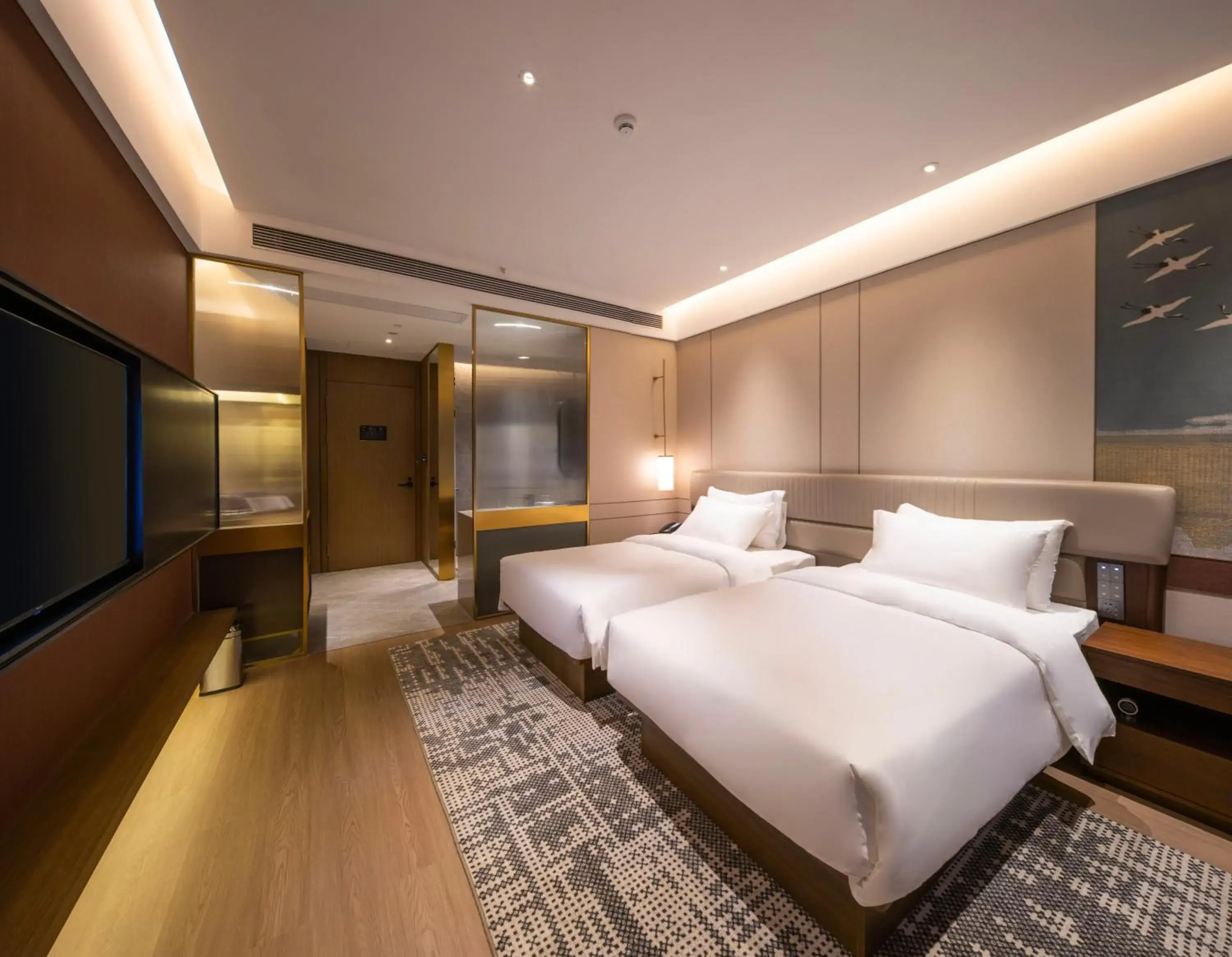Superior Twin Room in Maison New Century Hotel Cixi Hangzhou Bay Superior Twin Room in Maison New Century Hotel Cixi Hangzhou Bay