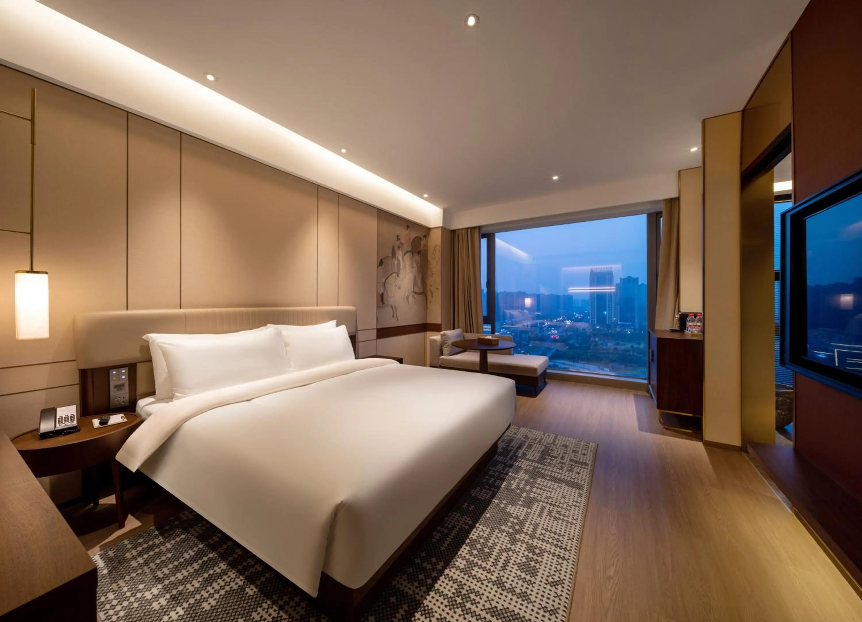 Bed in Maison New Century Hotel Cixi Hangzhou Bay