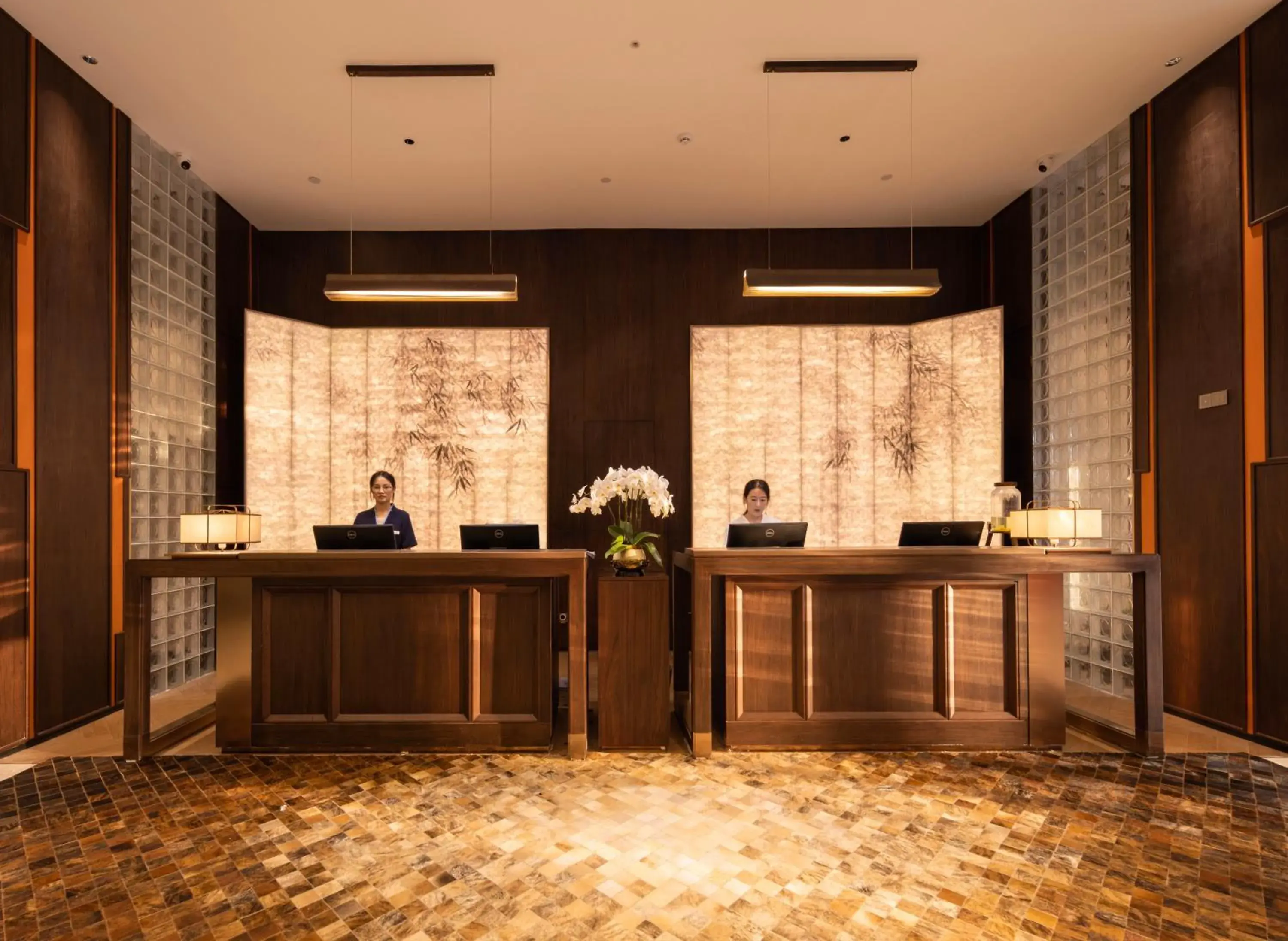 Lobby or reception in Maison New Century Hotel Cixi Hangzhou Bay Lobby or reception in Maison New Century Hotel Cixi Hangzhou Bay