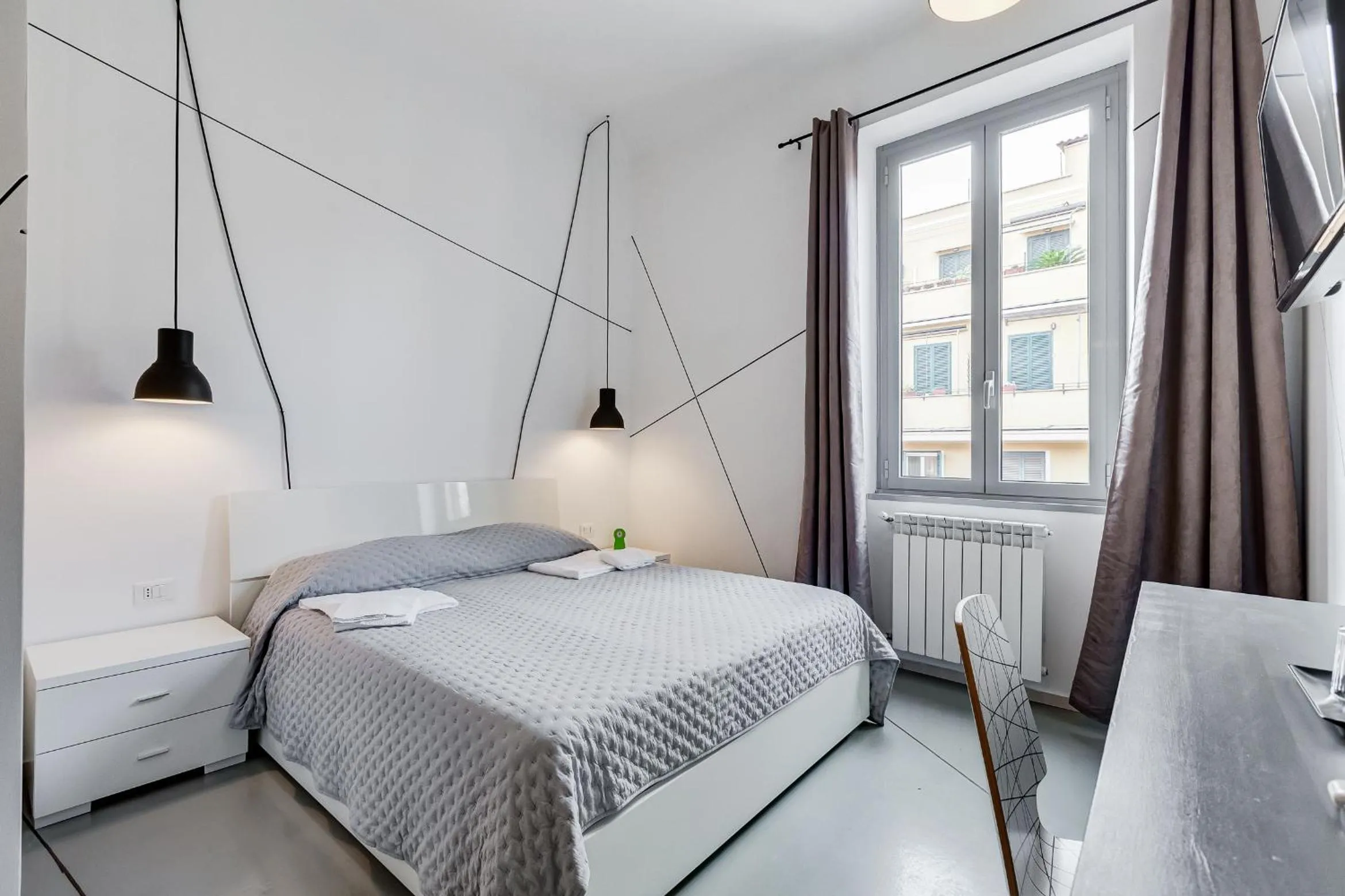 Bed in The Upper Suites