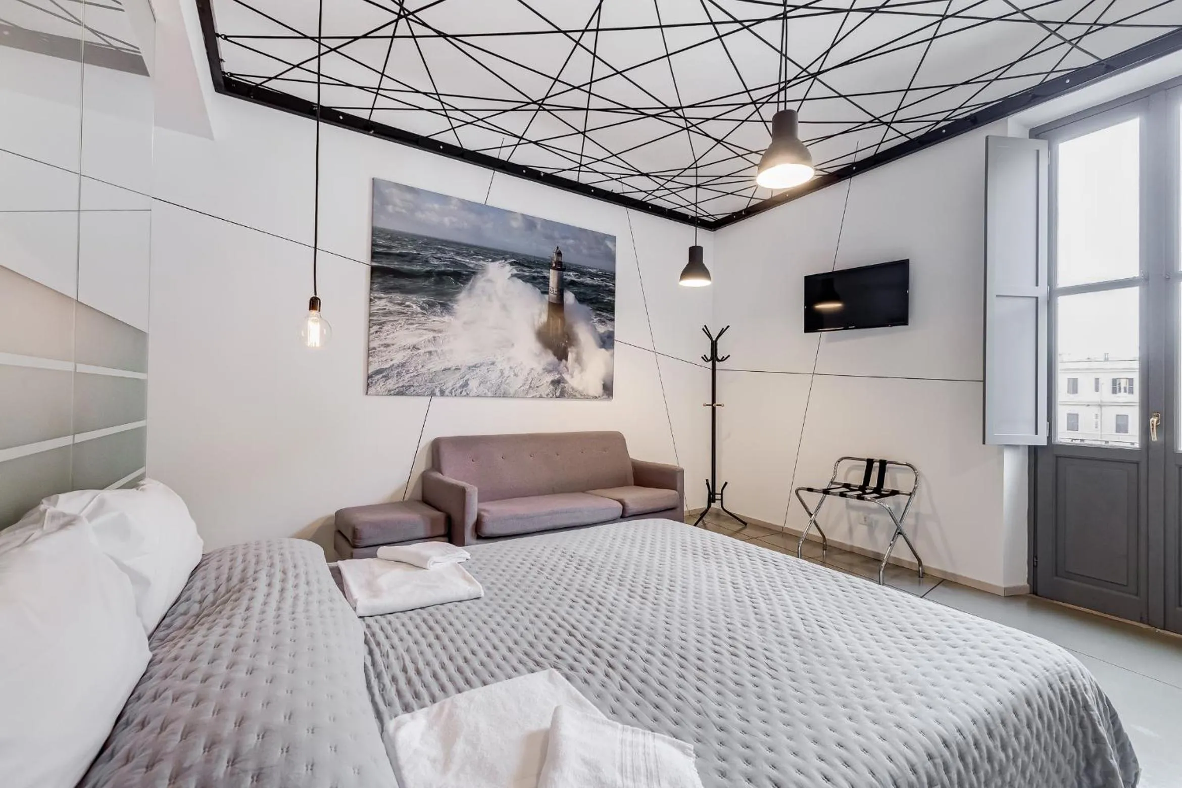 Bed in The Upper Suites