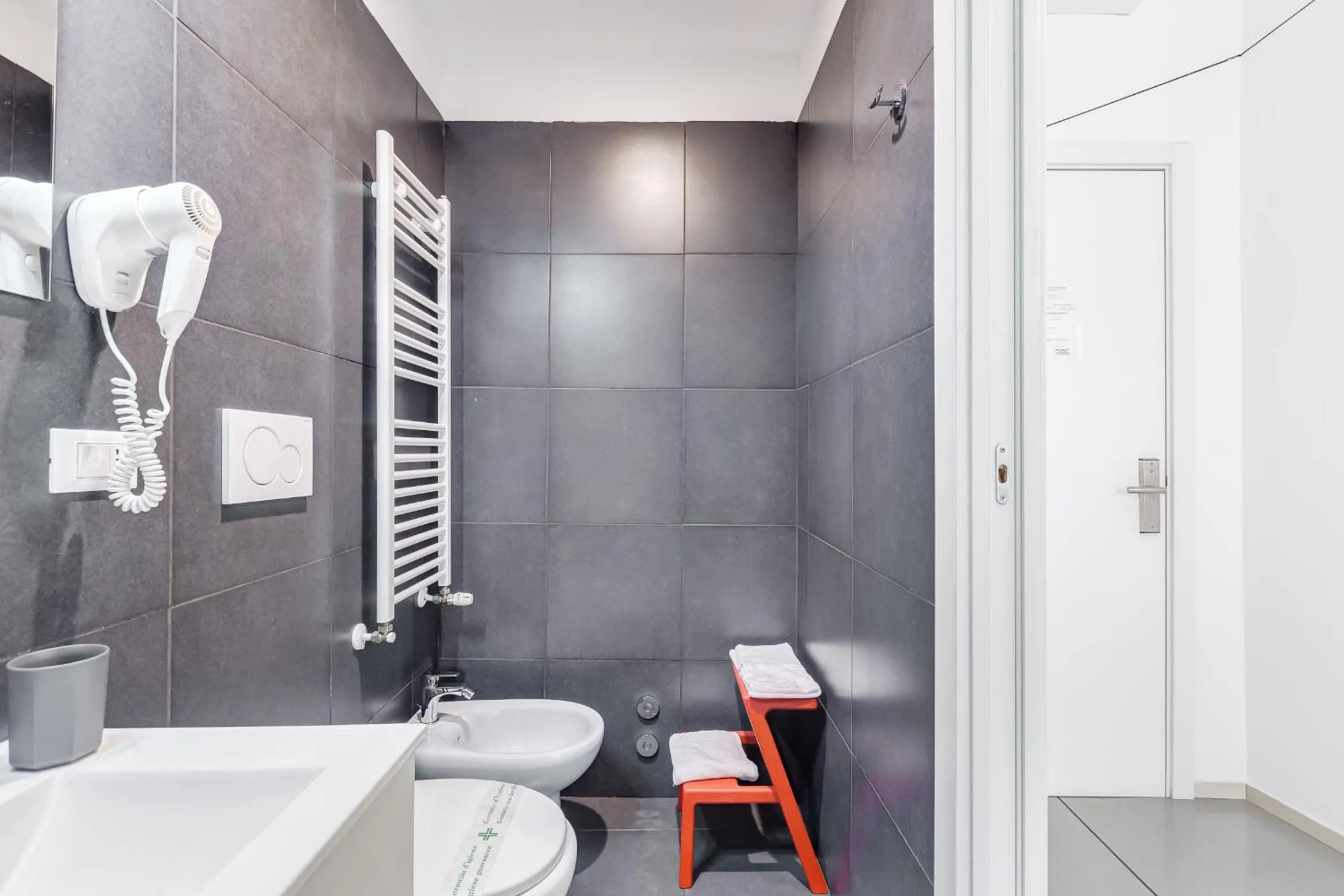 Shower in The Upper Suites