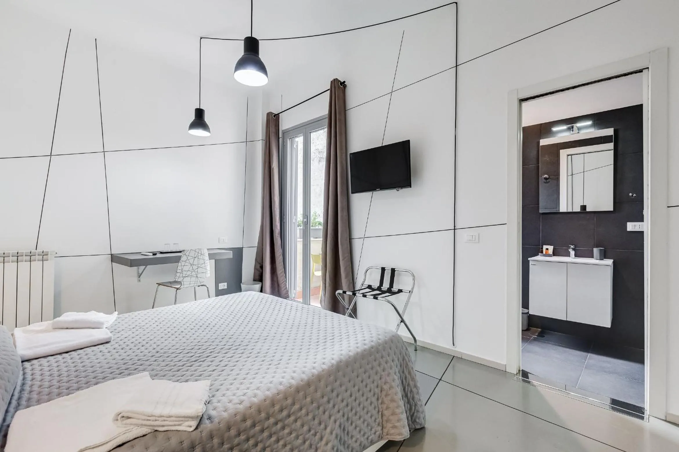 Bed in The Upper Suites