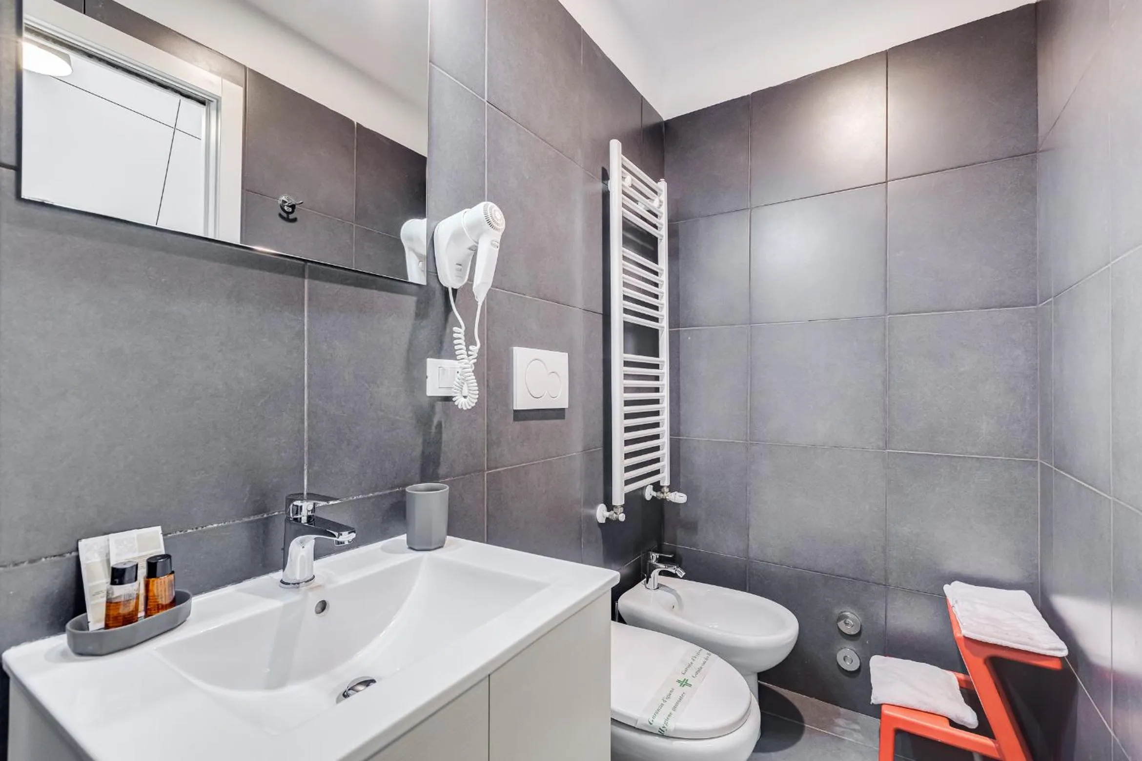 Shower in The Upper Suites
