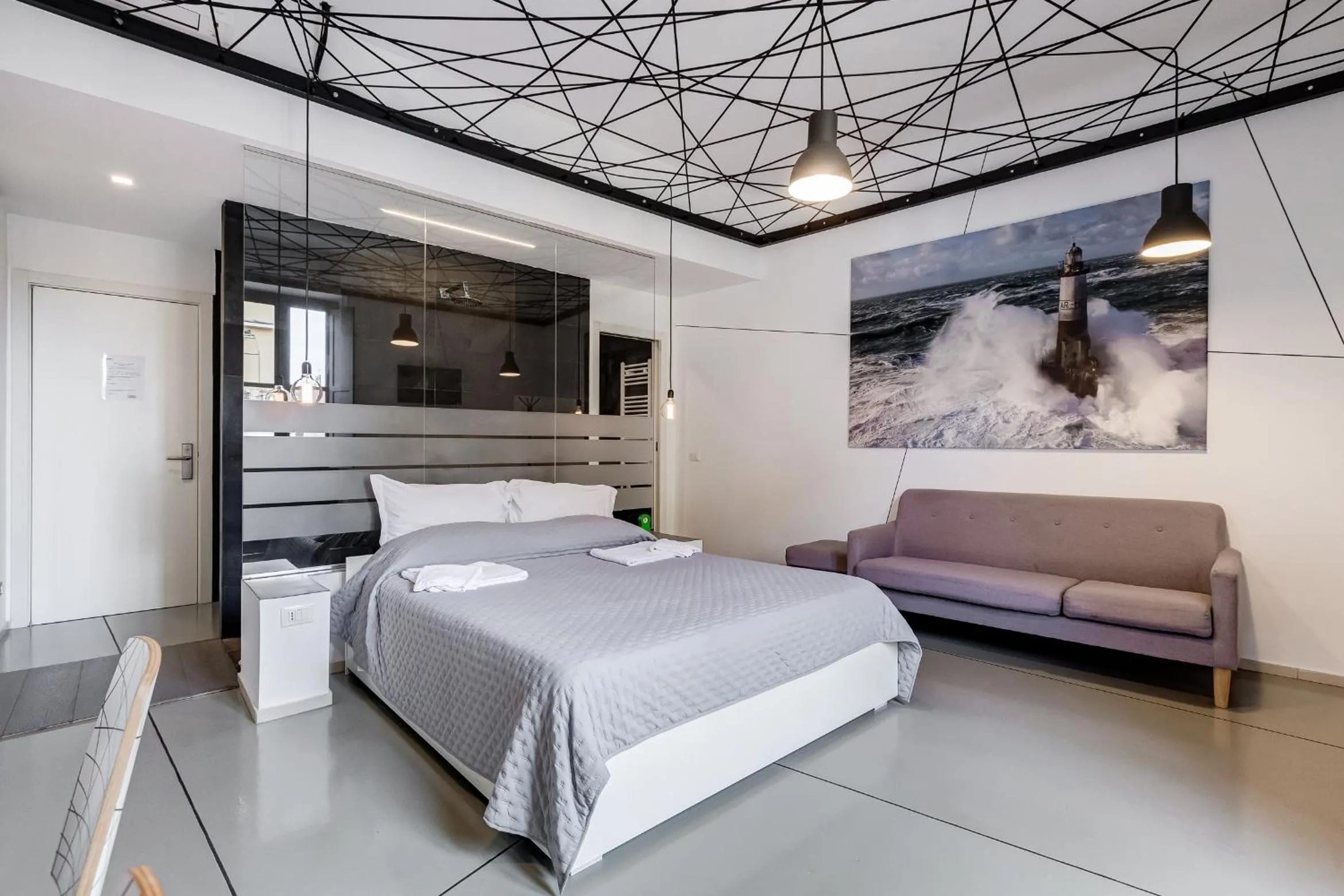 Bed in The Upper Suites