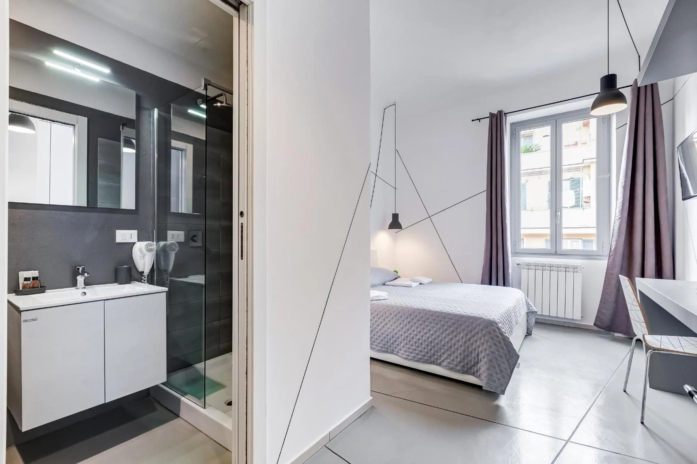 Bed in The Upper Suites