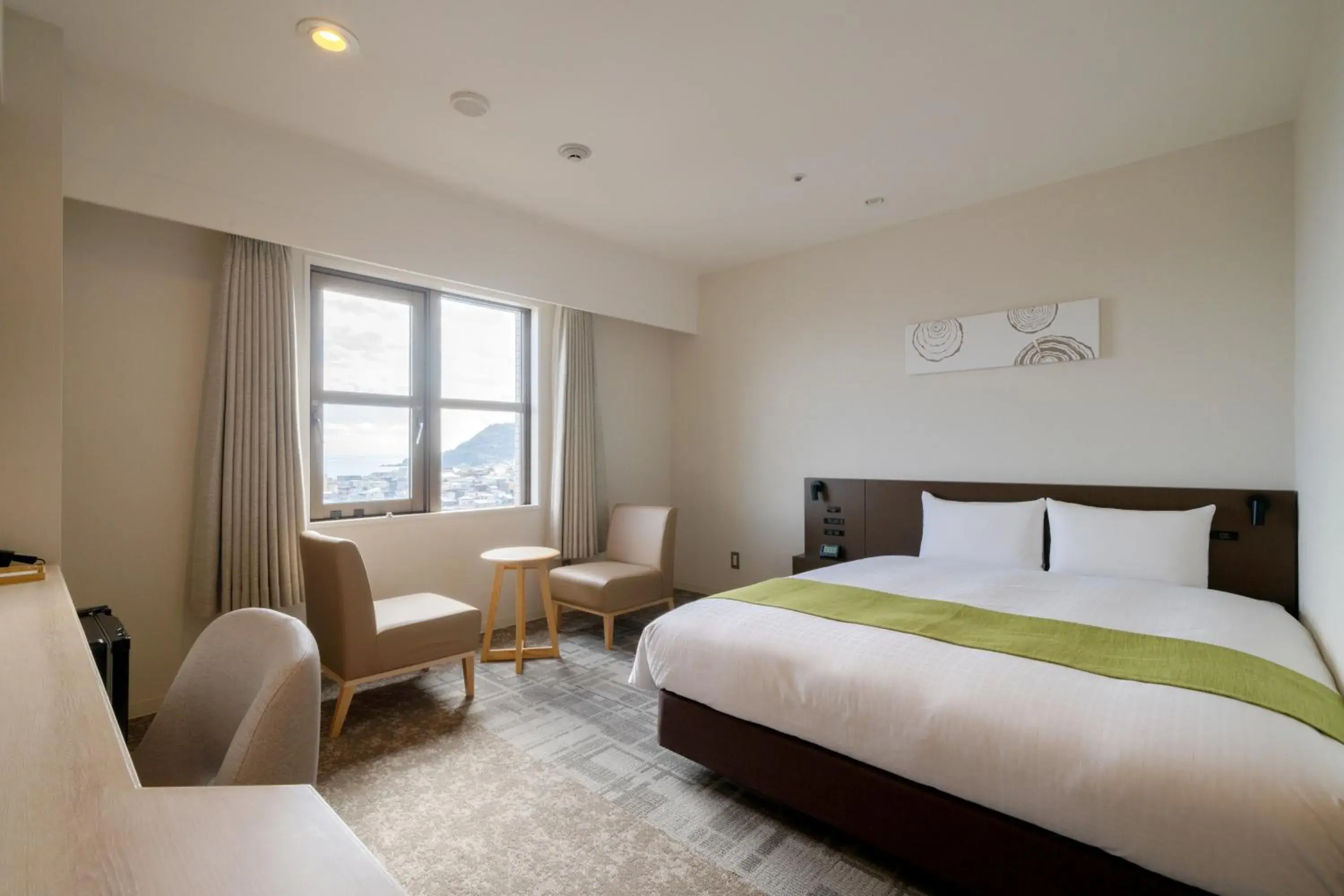 Bed in Hotel Enoe Hakodate Bed in Hotel Enoe Hakodate