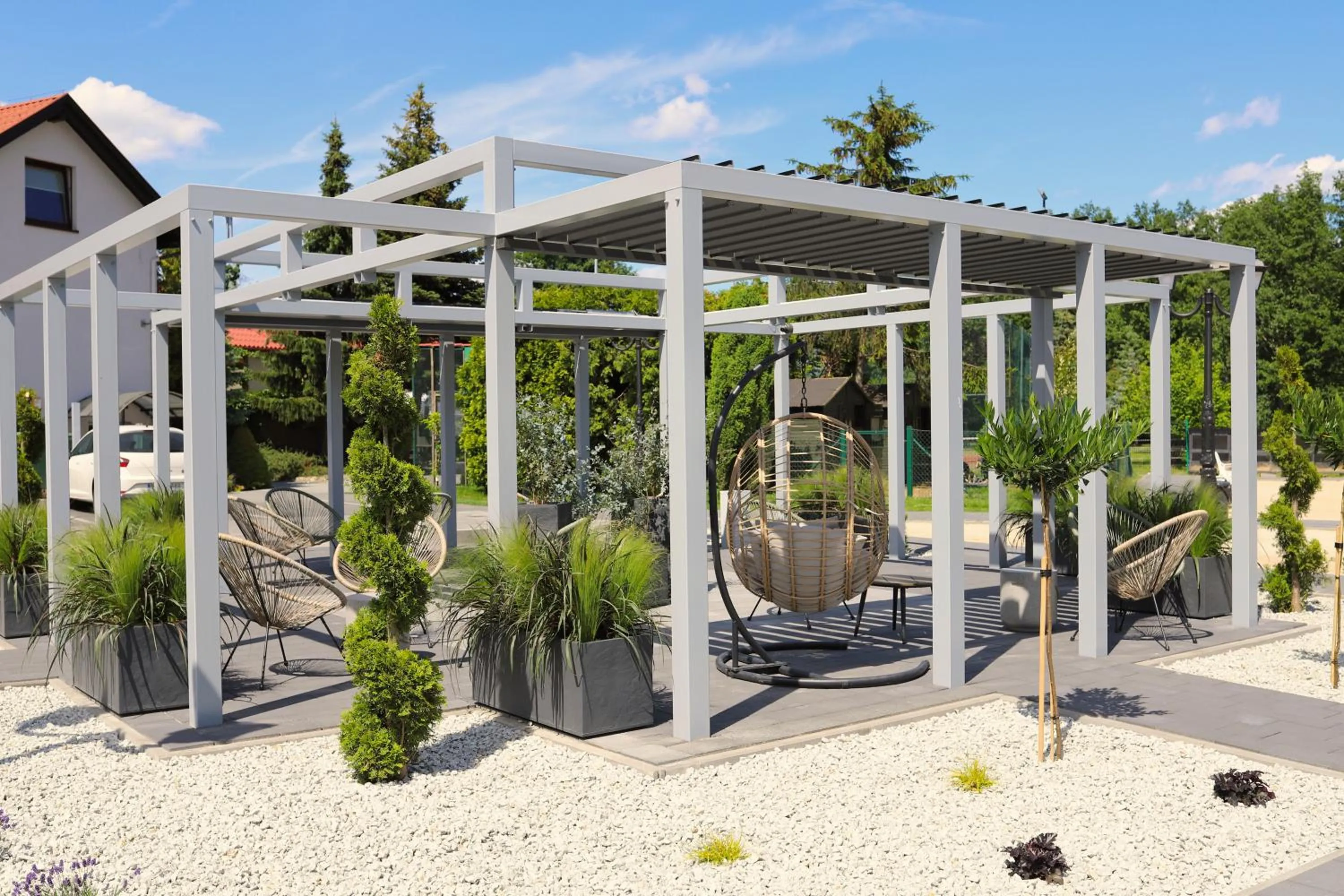 Patio in Hotel Toscania