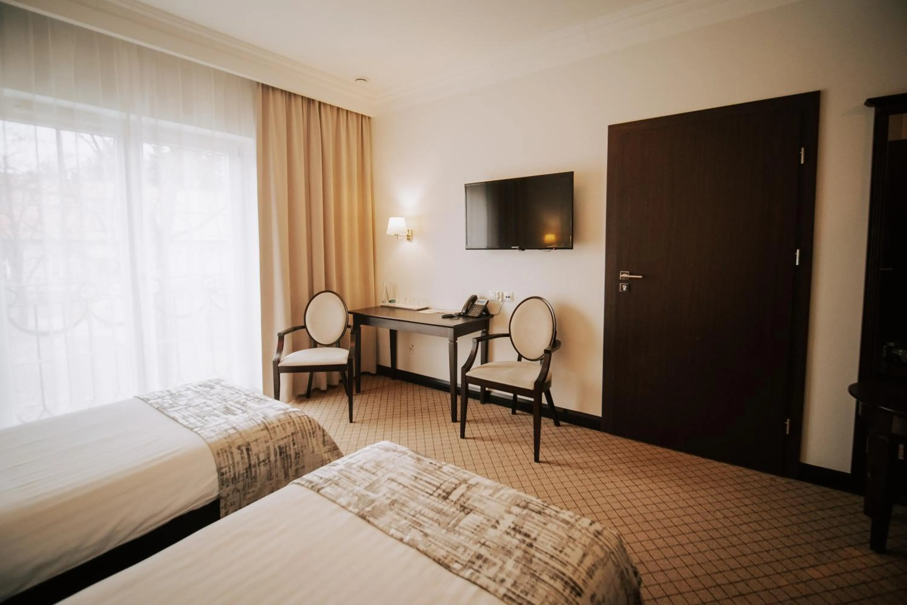 Bed in Hotel Toscania