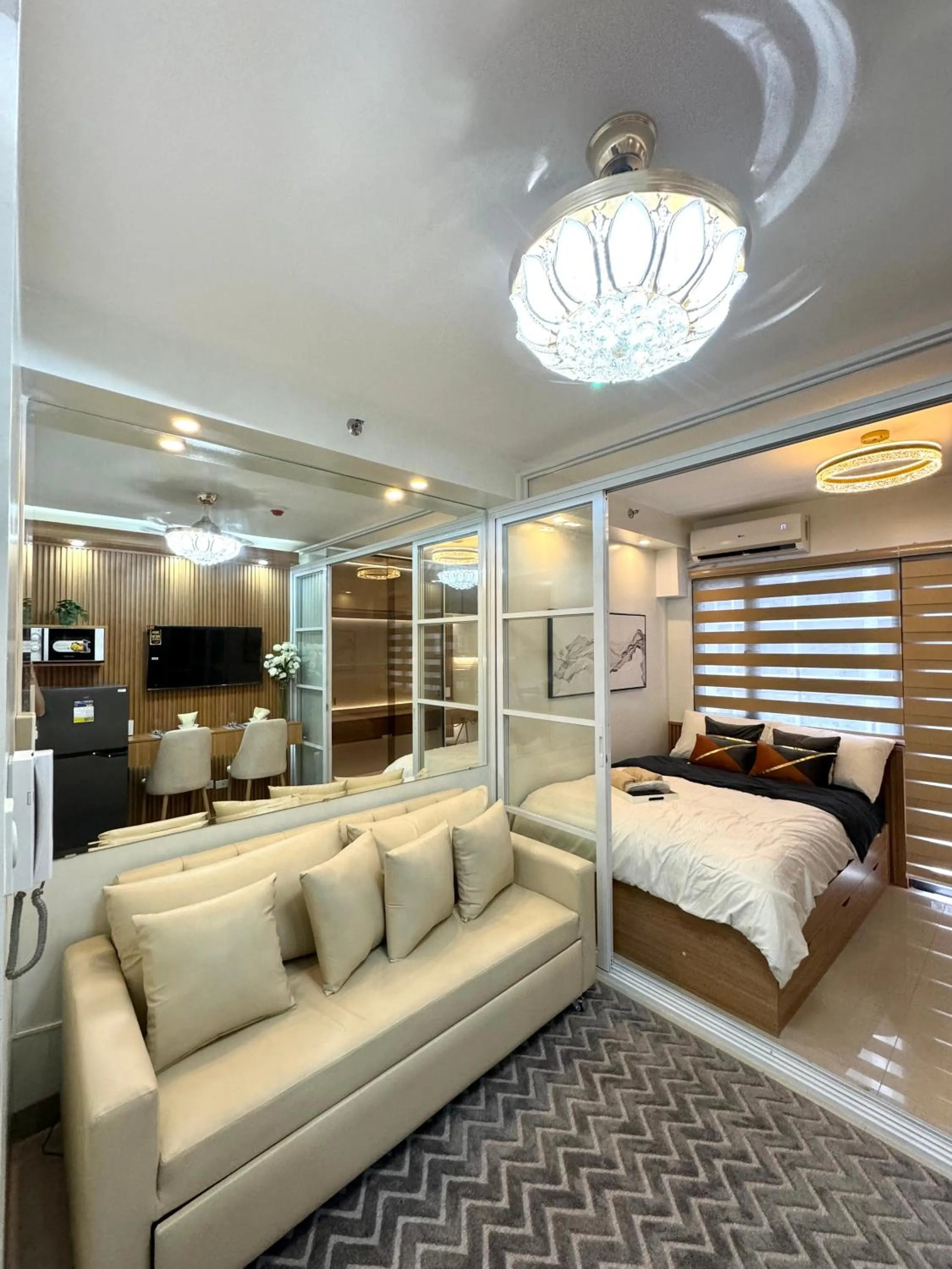 Bed in Katkat Shore 2 Staycation