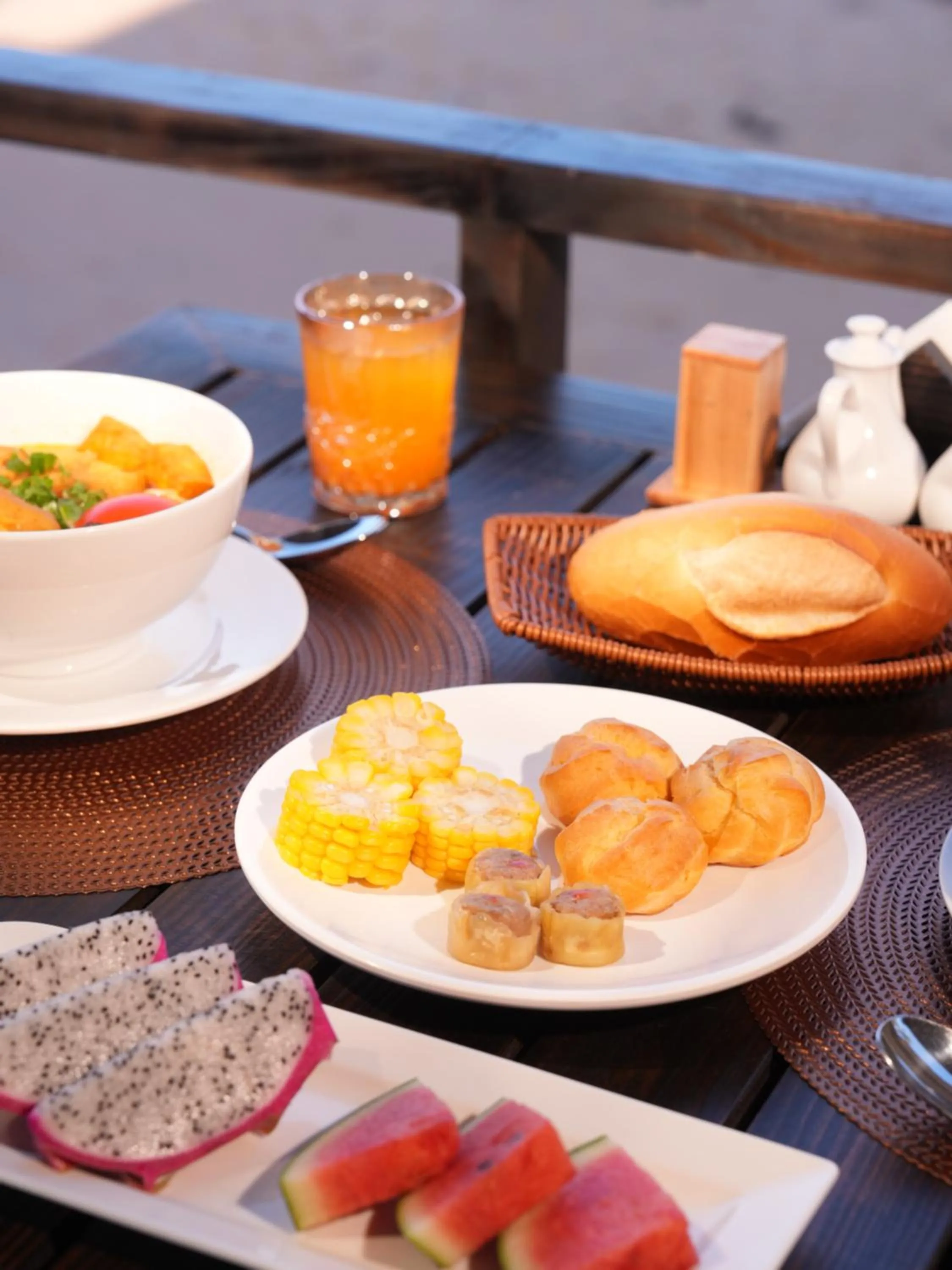 Breakfast in De' Tuva Resort Mui Ne