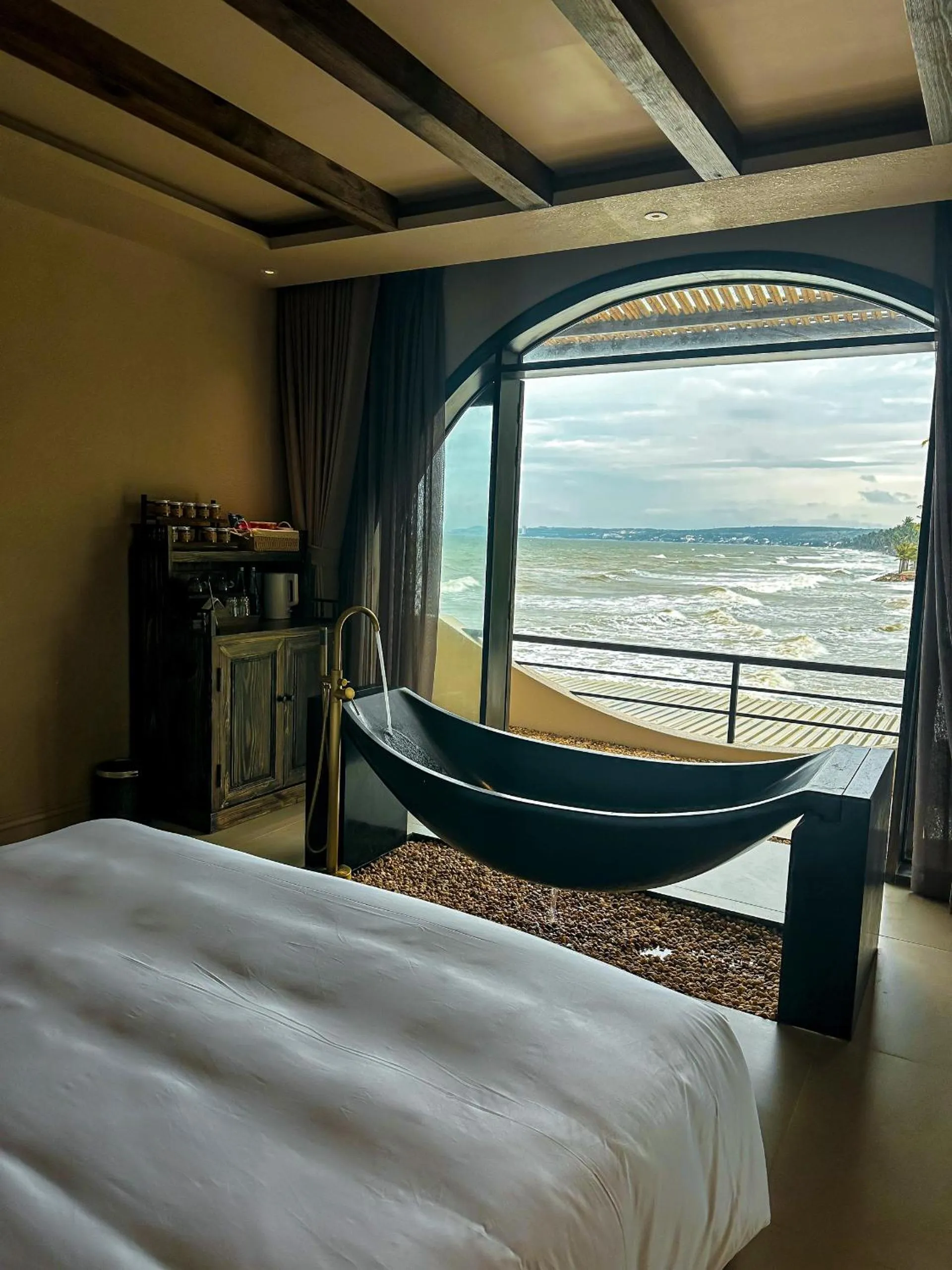 Natural landscape, Bed in De' Tuva Resort Mui Ne