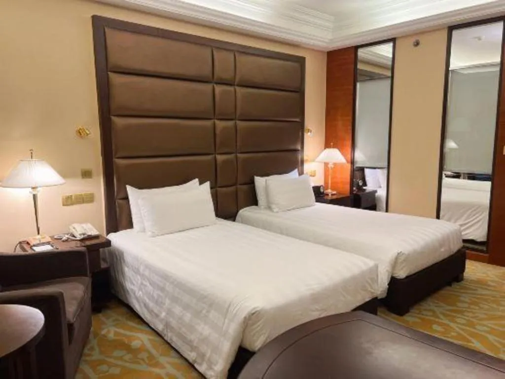 Bed in Sichuan Jinjiang Hotel