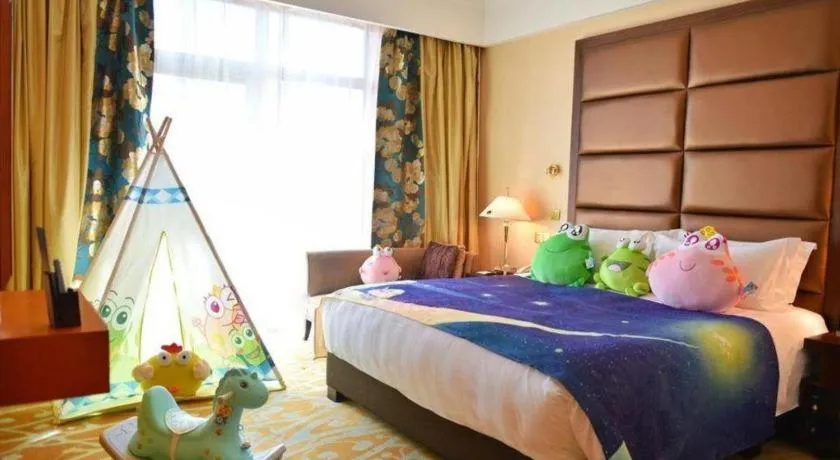 Bed in Sichuan Jinjiang Hotel