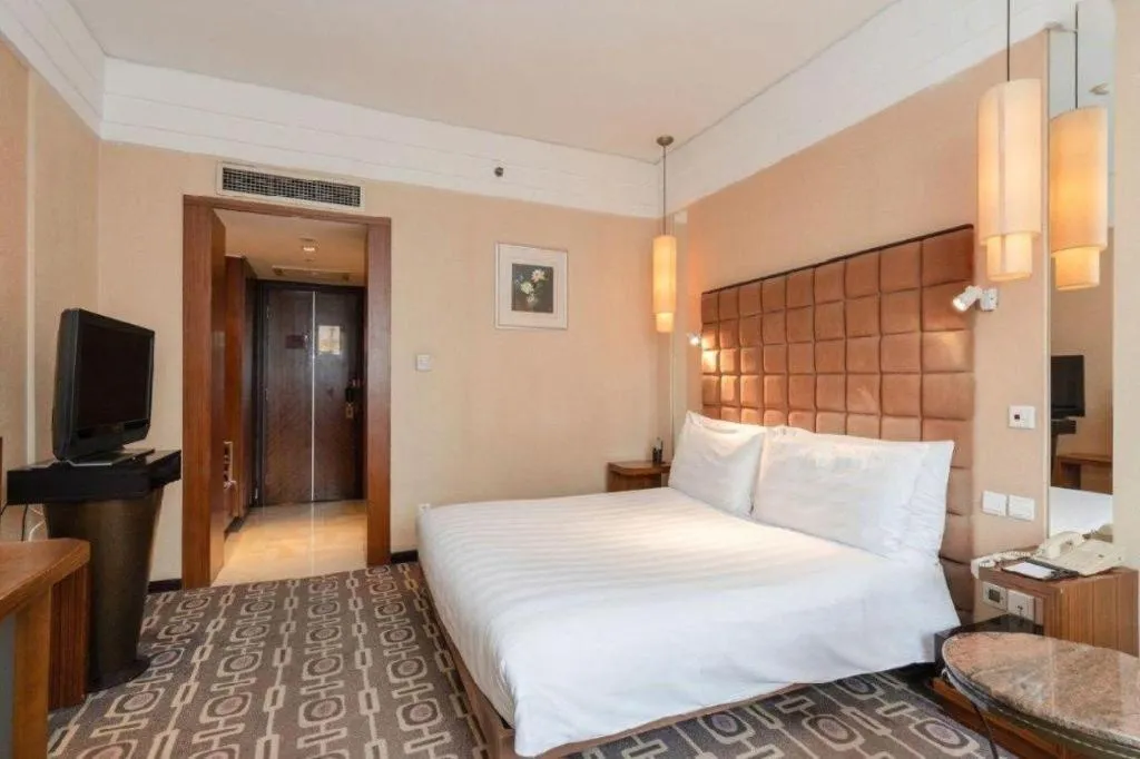 Bed in Sichuan Jinjiang Hotel