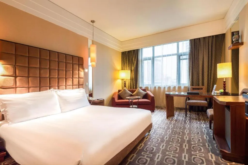 Bed in Sichuan Jinjiang Hotel