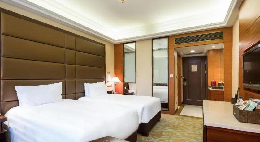 Bed in Sichuan Jinjiang Hotel