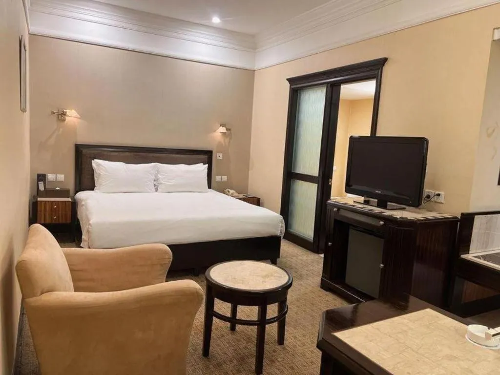 Bed in Sichuan Jinjiang Hotel