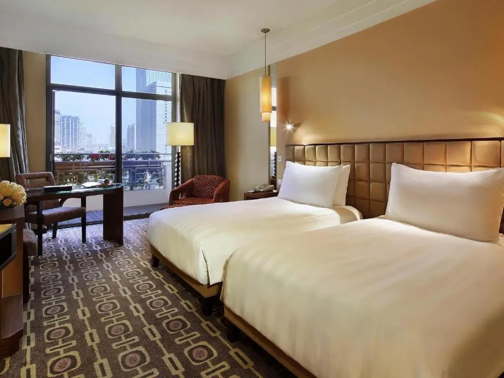 Bed in Sichuan Jinjiang Hotel