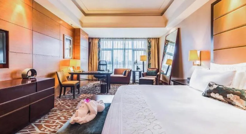 Bed in Sichuan Jinjiang Hotel