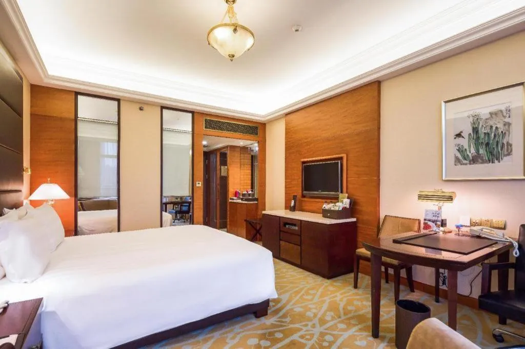 Bed in Sichuan Jinjiang Hotel