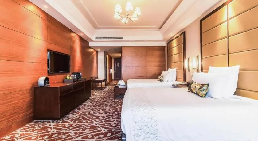 Bed in Sichuan Jinjiang Hotel