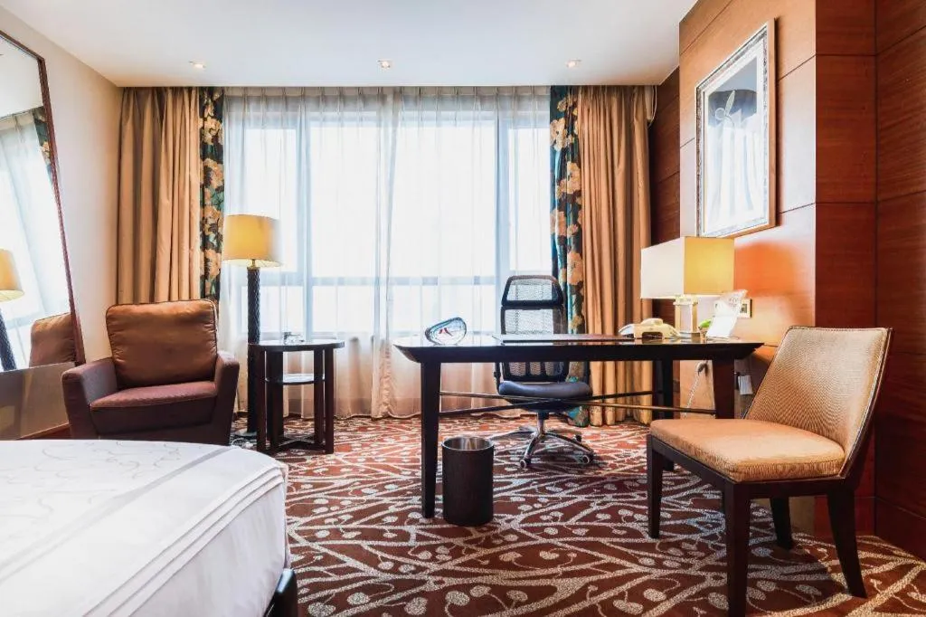 Bed in Sichuan Jinjiang Hotel