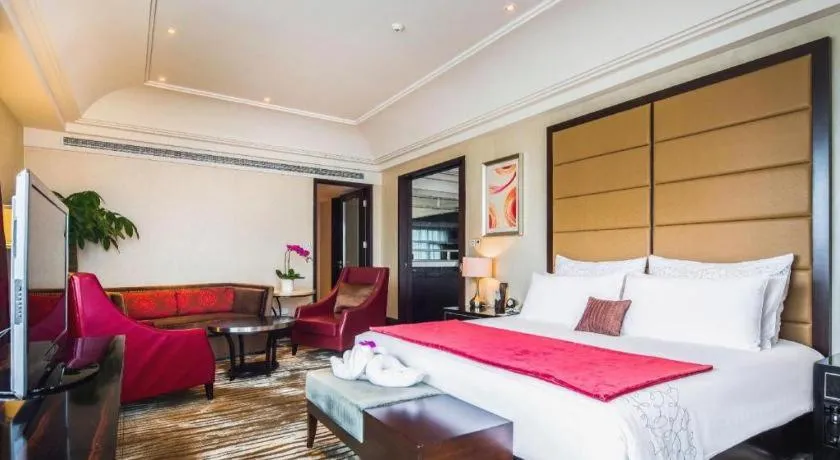 Bed in Sichuan Jinjiang Hotel