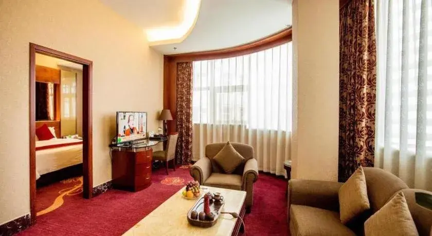 Bed in Shenzhen Hongfeng Hotel (Luohu Branch) Bed in Shenzhen Hongfeng Hotel (Luohu Branch)