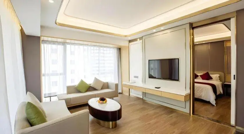 Bed in Shenzhen Hongfeng Hotel (Luohu Branch) Bed in Shenzhen Hongfeng Hotel (Luohu Branch)