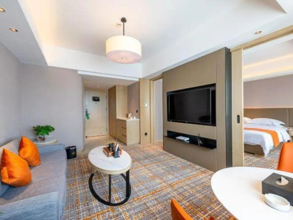 Bed in Overseas Chinese Hotel