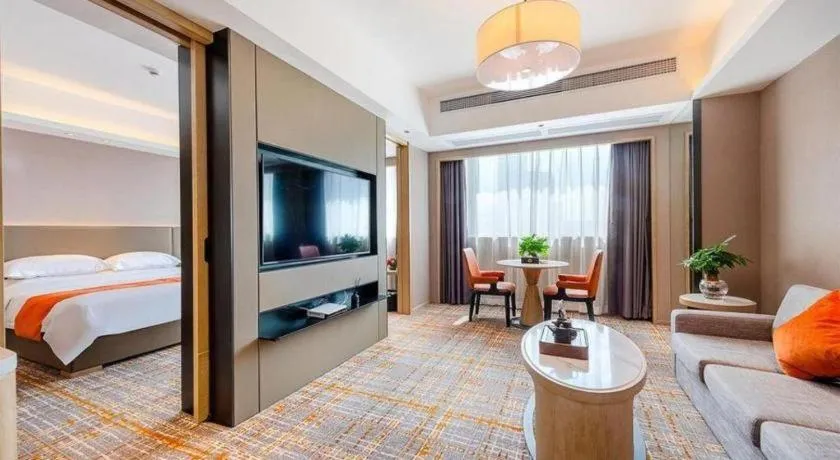 Bed in Overseas Chinese Hotel