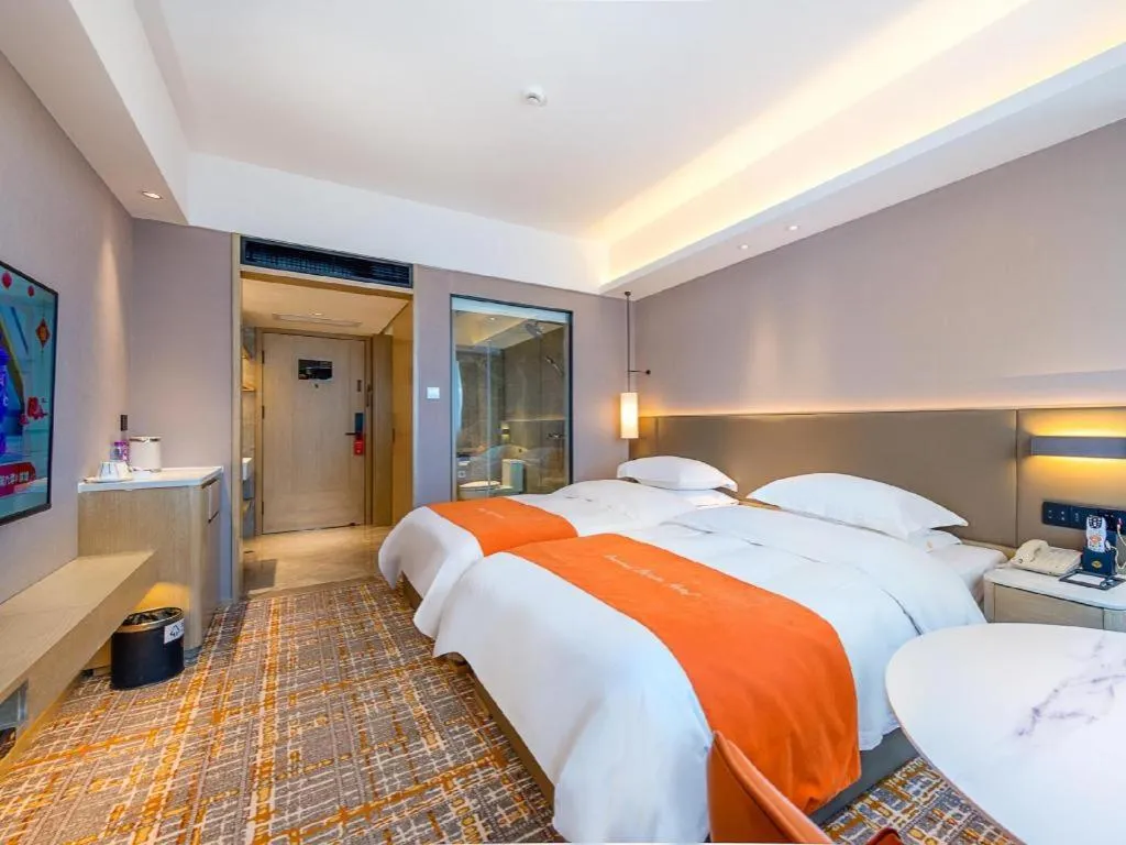 Bed in Overseas Chinese Hotel