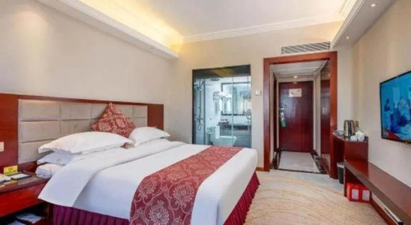 Bed in Overseas Chinese Hotel