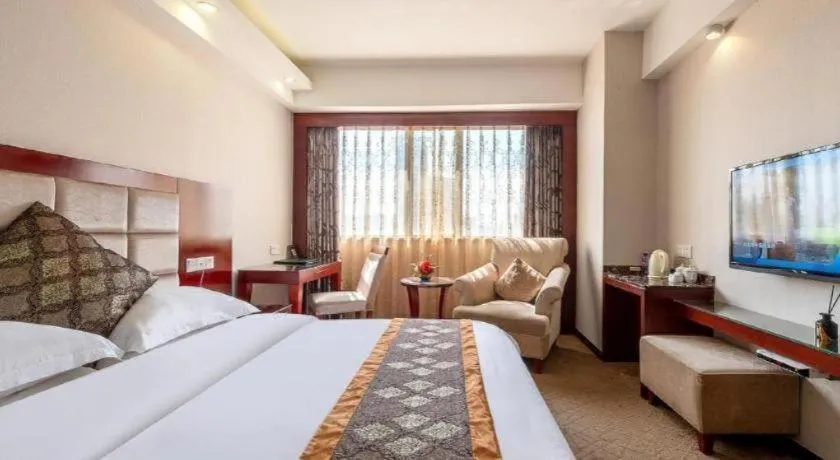 Bed in Overseas Chinese Hotel