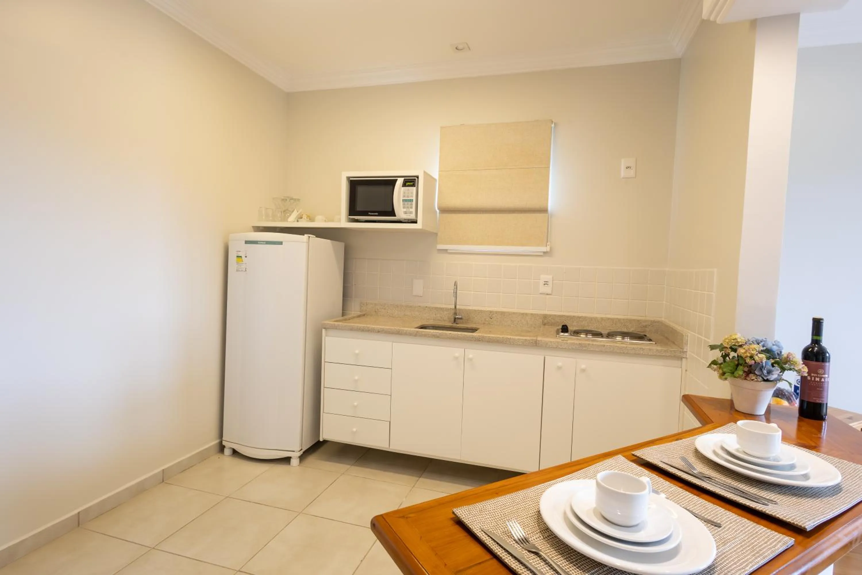 Kitchen or kitchenette in Pousada Lá Bas