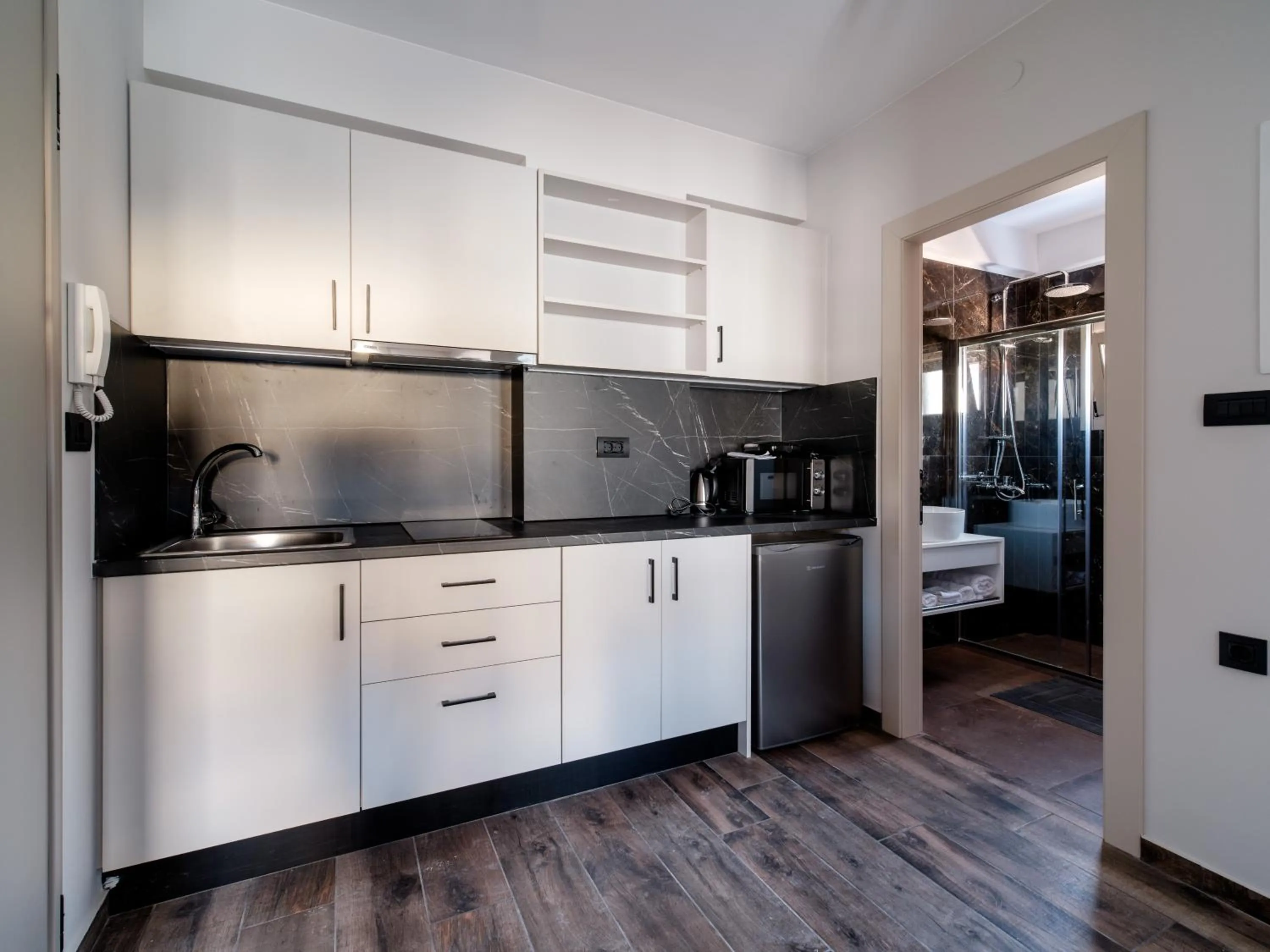 Kitchen or kitchenette in Castle View Ioannina