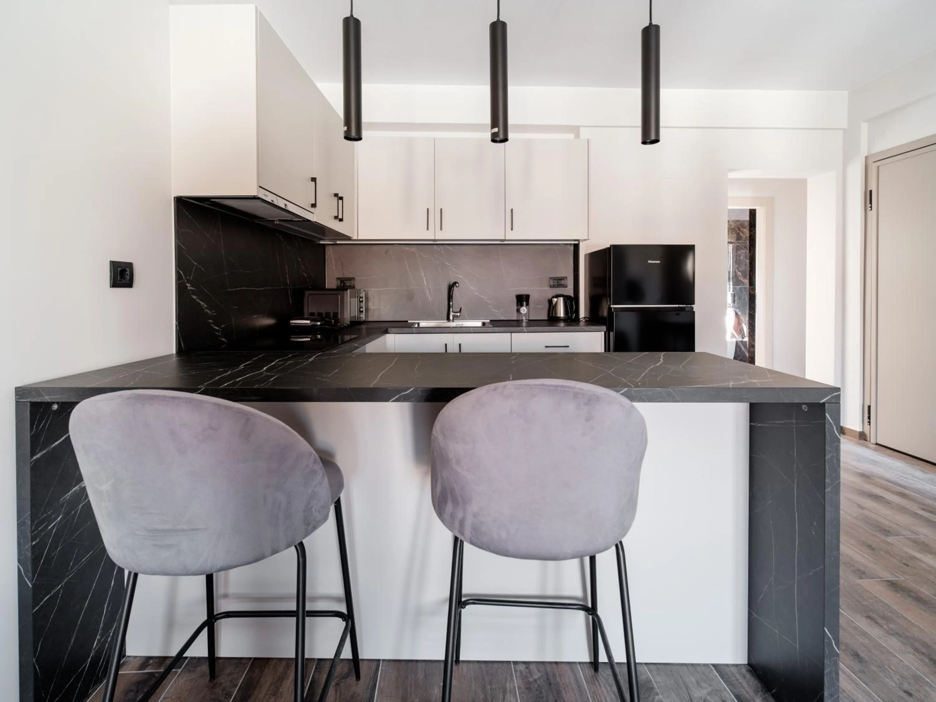 Kitchen or kitchenette in Castle View Ioannina