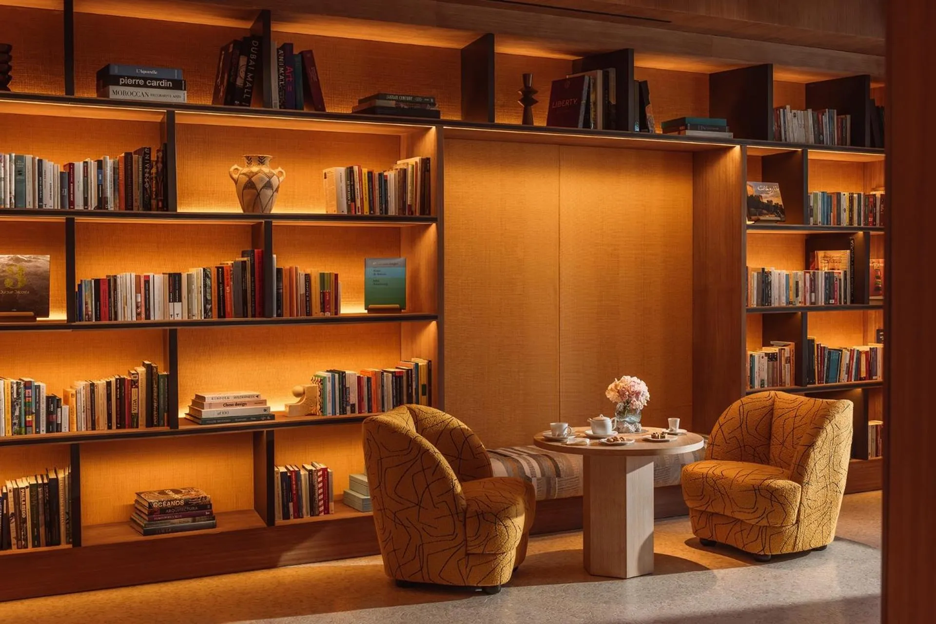 Library in Royal Mansour Tamuda Bay