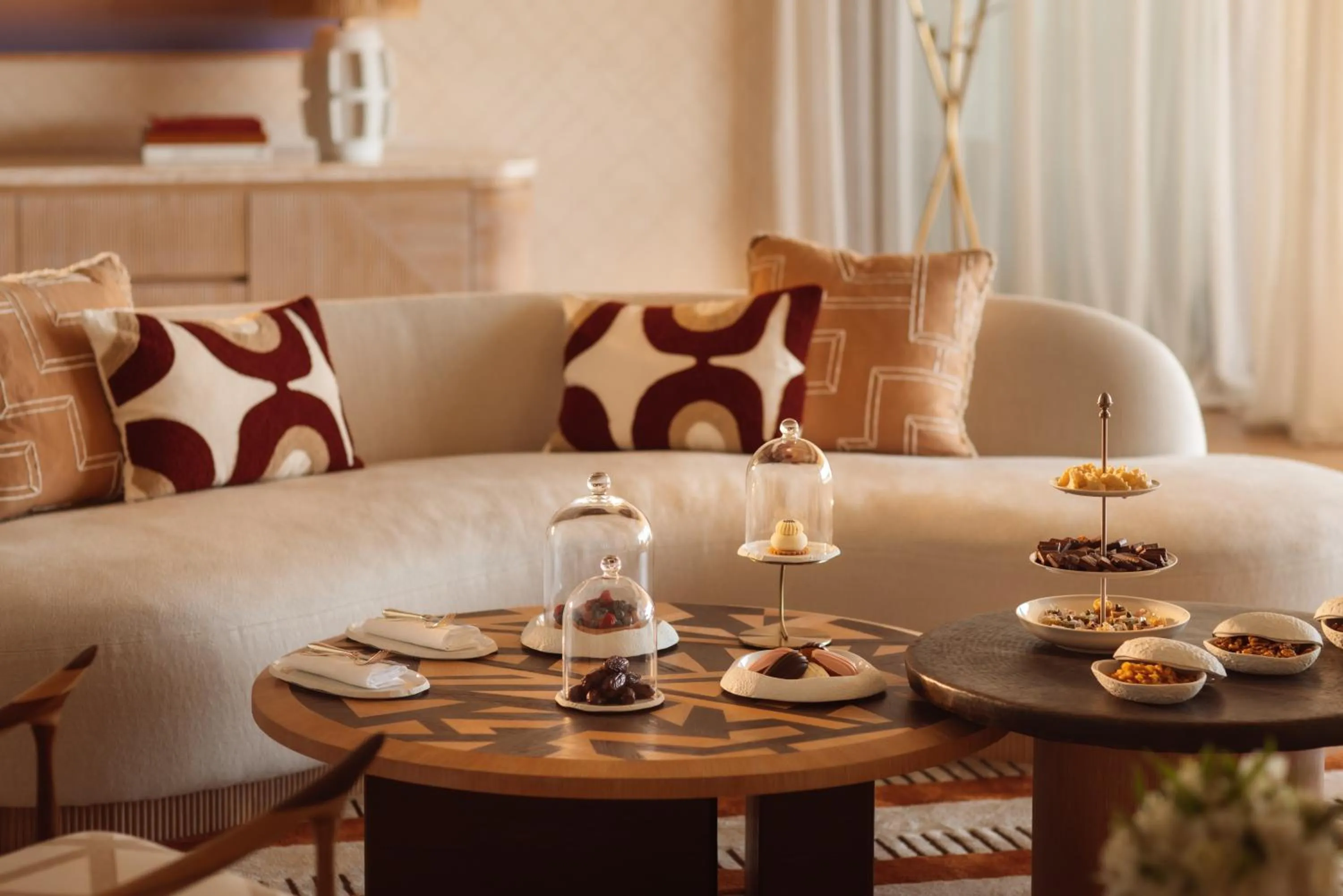 Living room in Royal Mansour Tamuda Bay