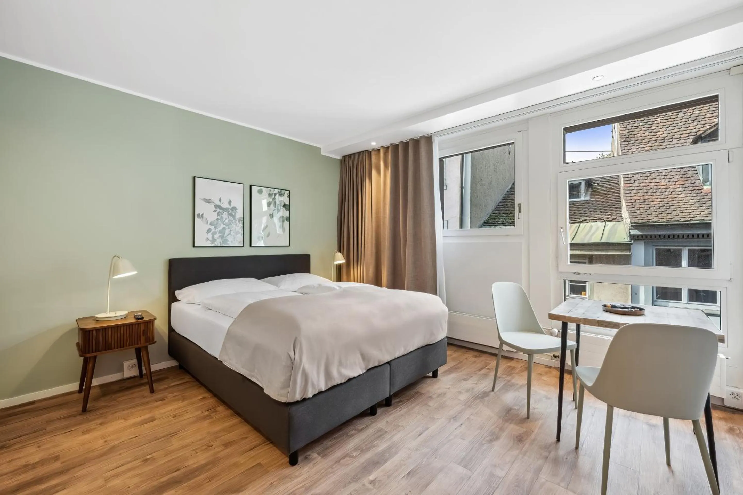 Bed in Limehome Basel Münzgasse