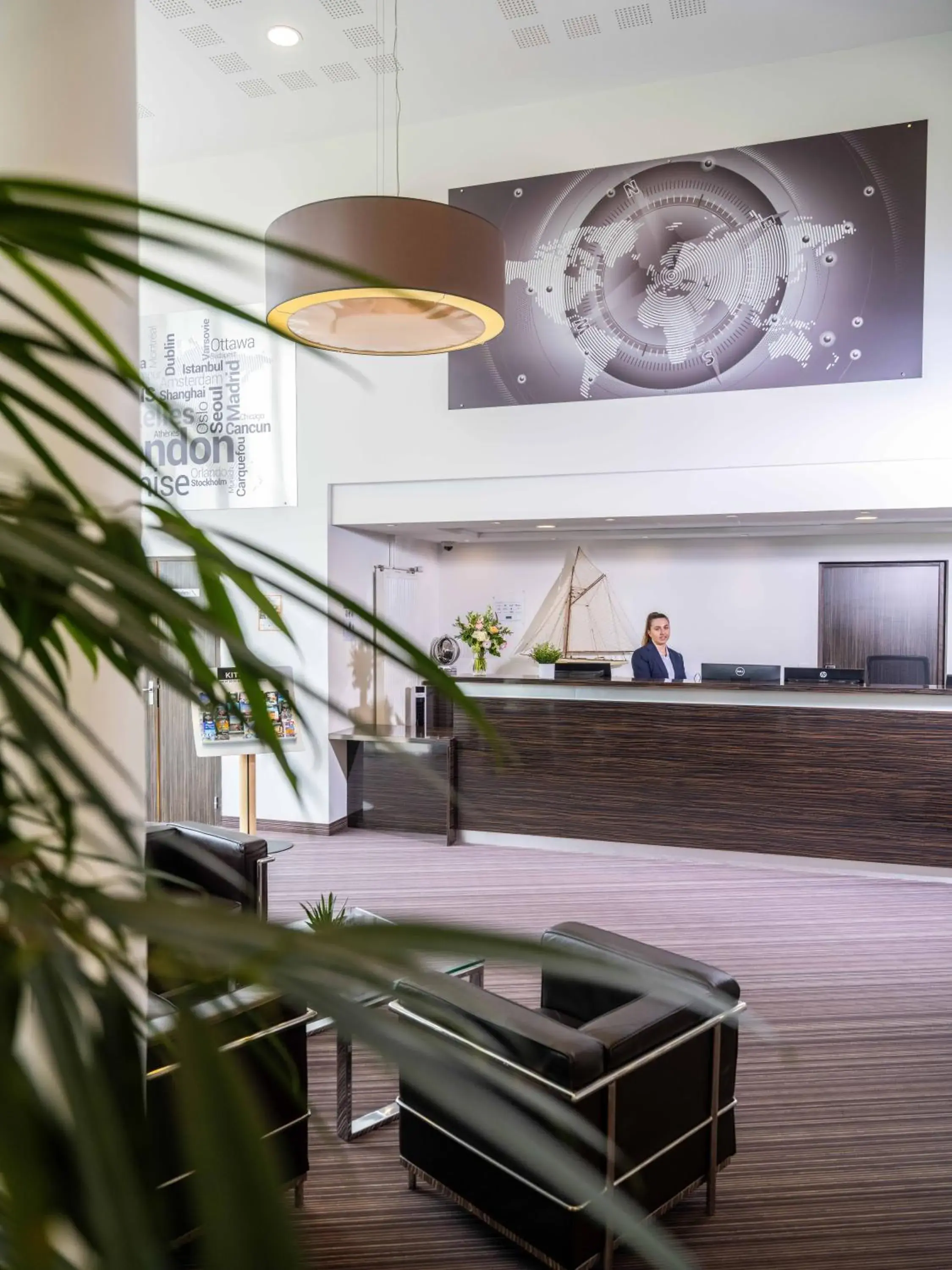 Lobby or reception in Westotel Life Nantes Carquefou Lobby or reception in Westotel Life Nantes Carquefou