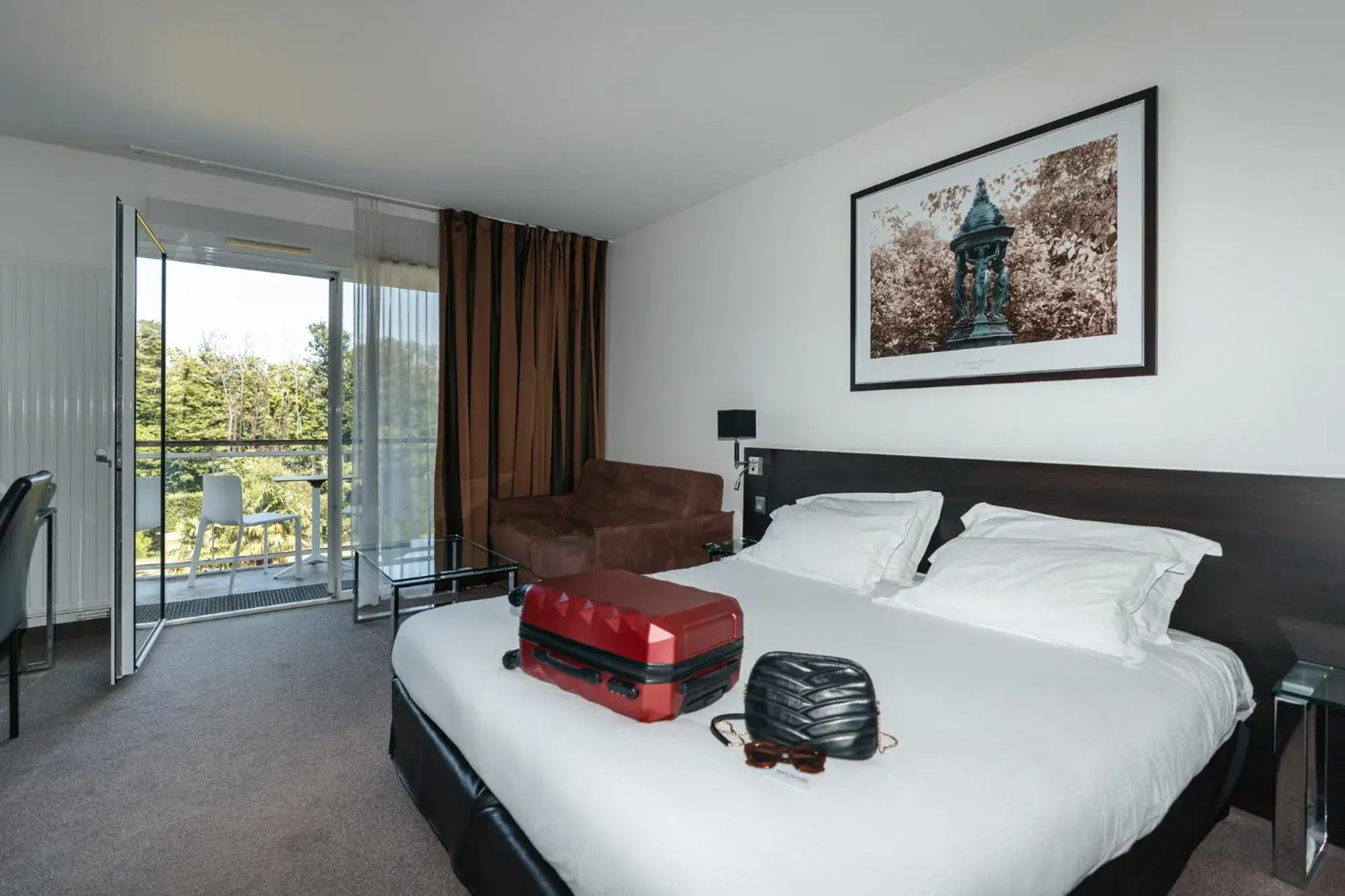 Bedroom, Bed in Westotel Life Nantes Carquefou Bedroom, Bed in Westotel Life Nantes Carquefou