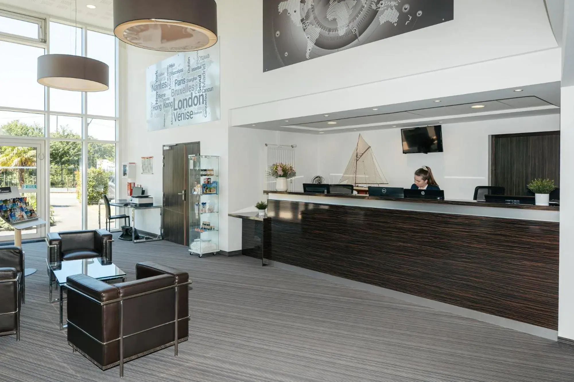 Lobby or reception in Westotel Life Nantes Carquefou Lobby or reception in Westotel Life Nantes Carquefou